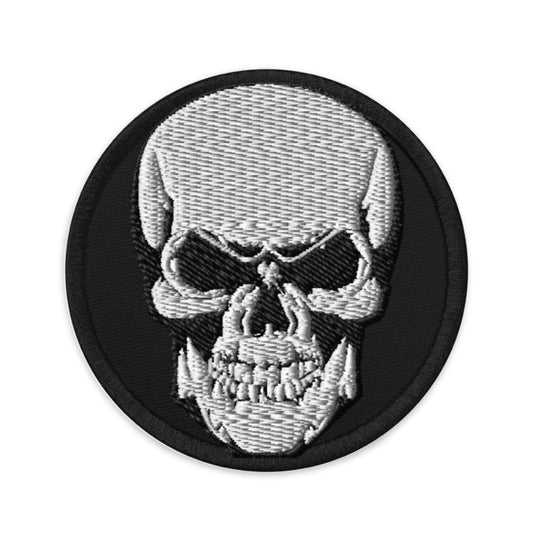 Skull Embroidered Patch