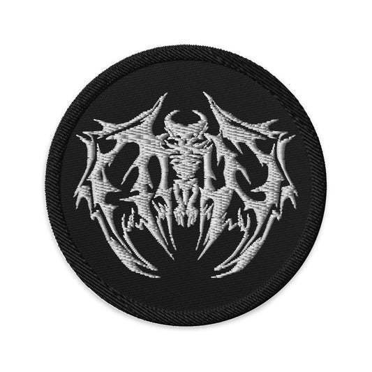 TW Skeleton Bat Embroidered Patch