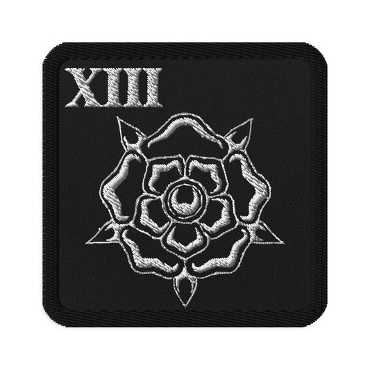 Death Rose Embroidered Patch