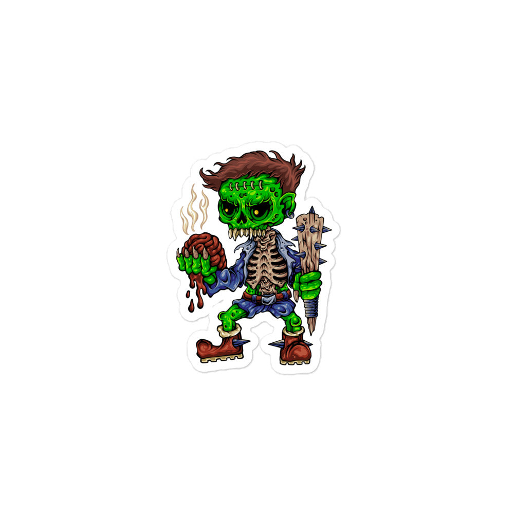 Zombie Boy Sticker