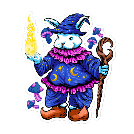 Wizard Bunny Sticker